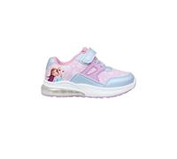 Disney Frozen, scarpe da ginnastica da bambina, design Elsa & Anna, comode scarpe sportive per bambini con chiusura in - Sneakers rosa e blu per abbigliamento attivo, Viola, 30 EU