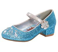 Disney Frozen- Scarpette glitterate per ragazze., Blu (Frozen 2), 28 EU