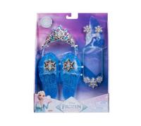 Disney frozen - set di accessori ispirati a elsa classic. include scarpette, tiara e gioielli