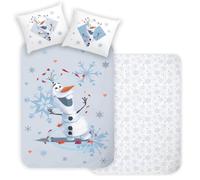 Disney Frozen - Set di biancheria da letto Olaf Anna ELSA 135 x 200 cm