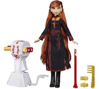Disney Frozen Sister Styles Anna Fashion Doll with Extra-Long Red Hair, Braiding