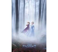 Disney Frozen Sisters Blu King Misura Poster 61x91.5 CM 61x91.4cm Nuovo Ragazze