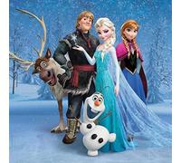 Disney Frozen Stampa su Tela Gruppo, Cotone, Multicolore, 30L x 3.2W cm