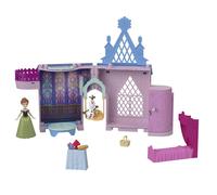 Mattel Disney Frozen - Castello di Anna ad Arendelle, set componibile ispirato al film con mini bambola, personaggio Olaf e 7 accessori inclusi, giocattolo per bambini, 3+ anni, JDP65