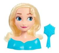 DISNEY FROZEN - Testa Per Lo Styling Della Principessa Elsa - Frozen Ii - Con Pennello - 20 Cm