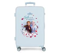 Disney Frozen Trust your journey Valigia media Azzurro 48x64x26 cms Rigida ABS Chiusura a combinazione numerica 61L 3,4Kgs 4 doppie ruote