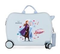 Disney Frozen Valigia 2 ruote multidirezionali, Bambine e ragazze, Blu, 50x39x20