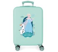 Disney Frozen Valigia per Bambini Rigida in ABS con Chiusura a Combinazione Laterale, 4 Ruote - Bagaglio a Mano | Joumma Bag