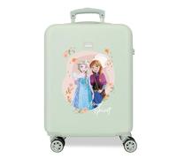 Disney Frozen Valigia per Bambini Rigida in ABS con Chiusura a Combinazione Laterale, 4 Ruote - Bagaglio a Mano | Joumma Bag