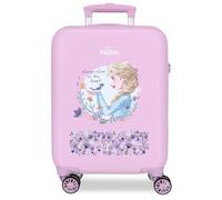 Disney Frozen Valigia per Bambini Rigida in ABS con Chiusura a Combinazione Laterale, 4 Ruote - Bagaglio a Mano | Joumma Bag
