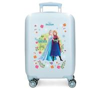 Disney Frozen Valigia per Bambini Rigida in ABS con Chiusura a Combinazione Laterale, 4 Ruote - Bagaglio a Mano | Joumma Bag