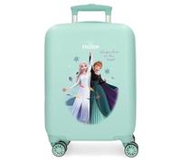 Disney Frozen Valigia per Bambini Rigida in ABS con Chiusura a Combinazione Laterale, 4 Ruote - Bagaglio a Mano | Joumma Bag