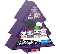 Funko Pocket Pop Keychain 4-Pack: The Nightmare Before Christmas - Tree Holiday