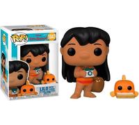 Lilo & Stitch Disney Funko POP Animazione Vinile Figura Lilo con Pudge 9 cm