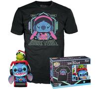 Disney: Funko Pop & Tee - Lilo & Stitch - Gamer Stitch With Frog - Taglia...