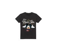Disney German Maglietta Capodanno Topolino Fuochi d'Artificio Uomo (TV3837)