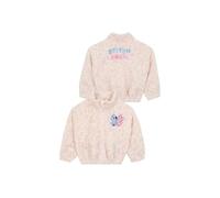 Disney Giacca In Pile | Giacca Bambina | Lilo E Stitch Felpe Ragazza | Giubbotto Invernale | Avorio 5-6 Anni