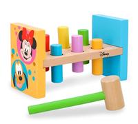 Disney - Gioco di legno per bambini 1 2 anni, giocattolo educativo prescolare per bambini Montessori giocattoli bebè 1 2 anni gioco battere la talpa