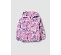 DISNEY, Giubbotto Antipioggia Rosa Imbottito Con Cappuccio E Zip E Stampe Di Lilo & Stitch, Bambina, Rosa, Taglia: 9-10