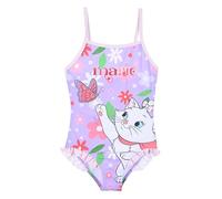 Disney Gli Aristogatti Costume da Bagno per Ragazze, Costume Intero Marie Design, Costume da Bagno per Bambina, Taglia 6 Anni | Lila