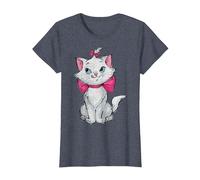 Disney Gli Aristogatti Gatto Puro e Carino Maglietta, Donna, Pervinca, S