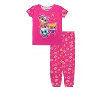 Disney Go Super Kitties - Set pigiama da 2 pezzi, in cotone, morbido e carino, per bambini, 4
