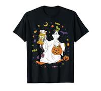 Disney Goofy Halloween Ghost Trick-or-Treat Icons Maglietta