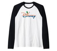 Disney Goofy Script Logo Vacation Trip Matching Maglia con Maniche Raglan