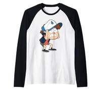 Disney Gravity Falls Dipper Pines Official Disney Channel Maglia con Maniche Raglan
