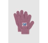 DISNEY, Guanti Da Bambina Viola Con Stampa Stitch, Viola, Taglia: S