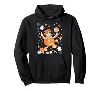 Disney Halloween Donald Duck Cute Pumpkin Costume Collage Felpa con Cappuccio