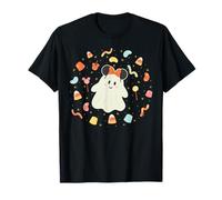 Disney Halloween Minnie Mouse Ears Cute Ghost Candy Treats Maglietta