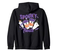 Disney Halloween Spooky Treats Coffee and Mickey Ears Ghosts Felpa con Cappuccio