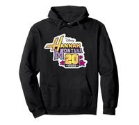 Disney Hannah Montana 20th Anniversary Official Logo Felpa con Cappuccio
