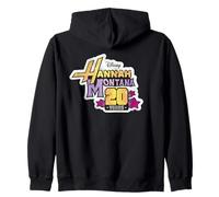 Disney Hannah Montana 20th Anniversary Official Logo Felpa con Cappuccio