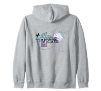 Disney Hannah Montana Logo Flower Felpa con Cappuccio