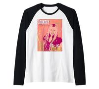 Disney Hannah Montana Miley Stewart Country Beginnings Maglia con Maniche Raglan