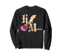 Disney Hannah Montana Thunderbolt Heart Initials Logo Felpa