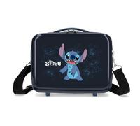 Disney Happy Stich Bagaglio, Unisex - Bambini e ragazzi, Blu Marino, 29 x 21 x 15 cm