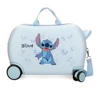 Disney Happy Stitch Bagaglio, Unisex - Bambini e ragazzi, Blu, 31 x 45 x 20 cm