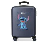 Disney Happy Stitch Bagaglio, Unisex - Bambini e ragazzi, Blu Marino, 38 x 55 x 20 cm