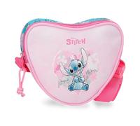 Disney Heart Stitch astuccio scolastico, astuccio infafntil, realizzato in poliestere, triplo scomparto per migliorare l'organizzazione, dimensione ideale da portare nello zaino, con maniglia laterale