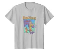 Disney Hercules Hydra Battle Retro Maglietta, Bambini, Argento, 3 anni