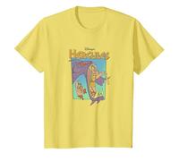 Disney Hercules Hydra Battle Retro Maglietta, Bambini, Limone, 3 anni