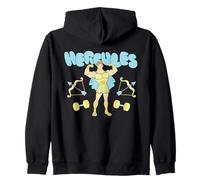Disney Hercules Retro Workout Power Pose Felpa con Cappuccio