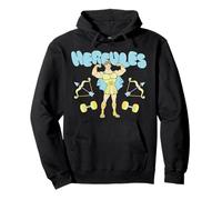 Disney Hercules Retro Workout Power Pose Felpa con Cappuccio