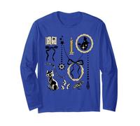 Disney Hocus Pocus Binx & Bows Coquette Collage Halloween Maglia a Manica