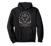 Disney Hocus Pocus Thackery Binx Black Cat Magic Halloween Felpa con Cappuccio