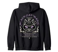 Disney Hocus Pocus Thackery Binx Black Cat Magic Halloween Felpa con Cappuccio