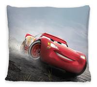 Disney Home Cars - Cuscino decorativo con imbottitura e chiusura lampo - 40 x 40 cm - Cuscino con imbottitura, ottimo cuscino decorativo per divano, soggiorno e camera da letto - morbido cuscino